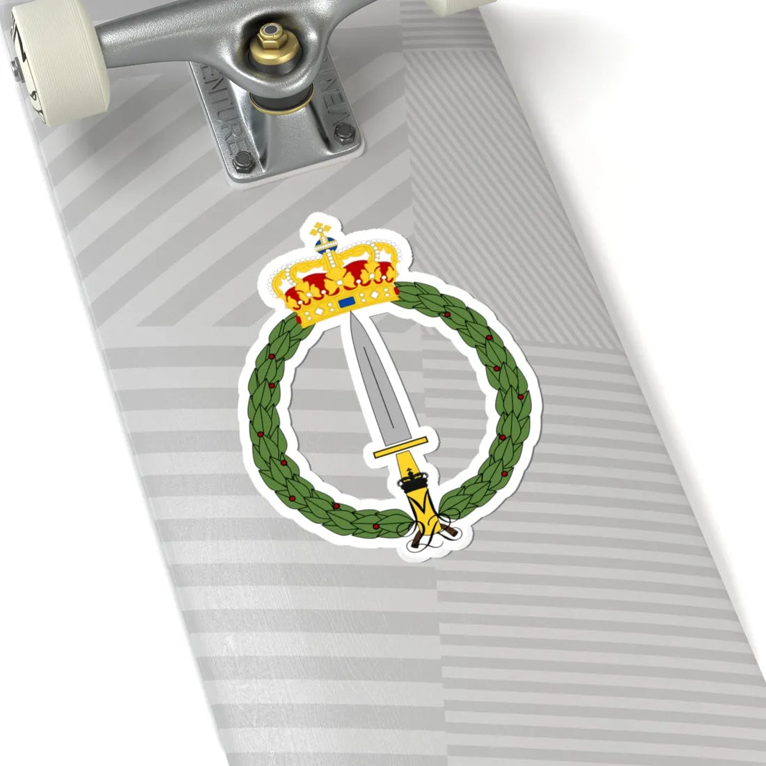 Danish SOKOM logo (Denmark) (Coat of Arms) STICKER Vinyl Kiss-Cut Decal - The Sticker Space