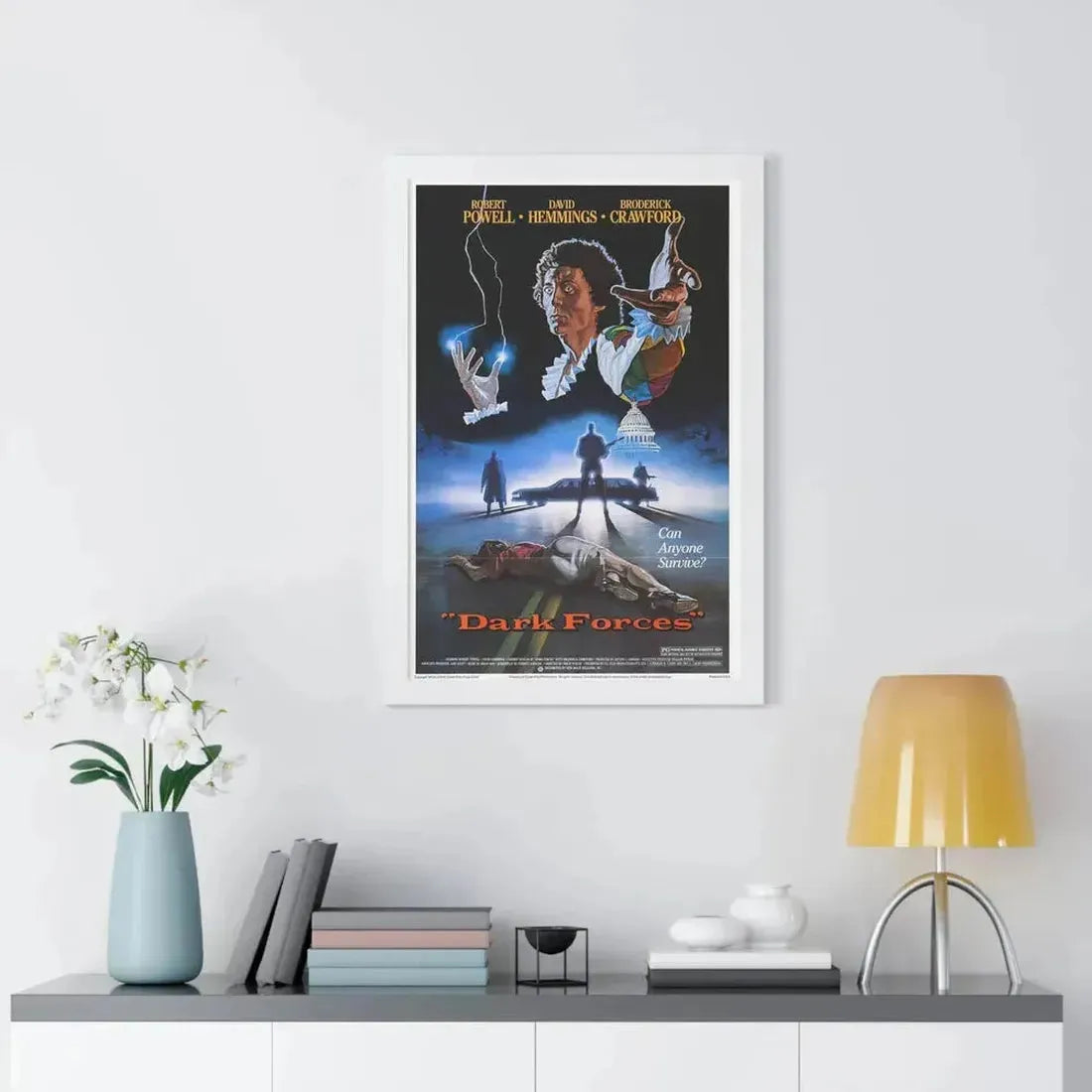 DARK FORCES (HARLEQUIN) 1980 - Framed Movie Poster - The Sticker Space