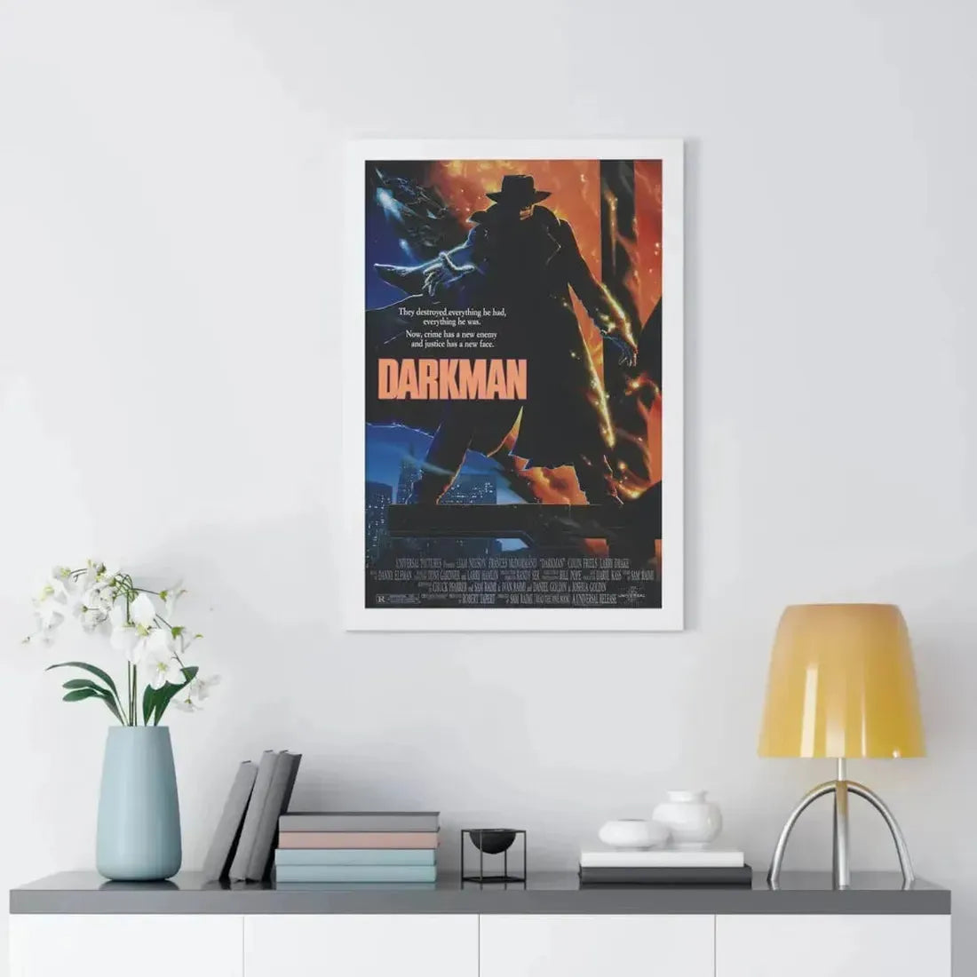 DARKMAN 1990 - Framed Movie Poster - The Sticker Space