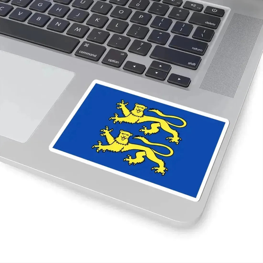 Daverdisse vlag (Belgium) STICKER Vinyl Kiss-Cut Decal - The Sticker Space