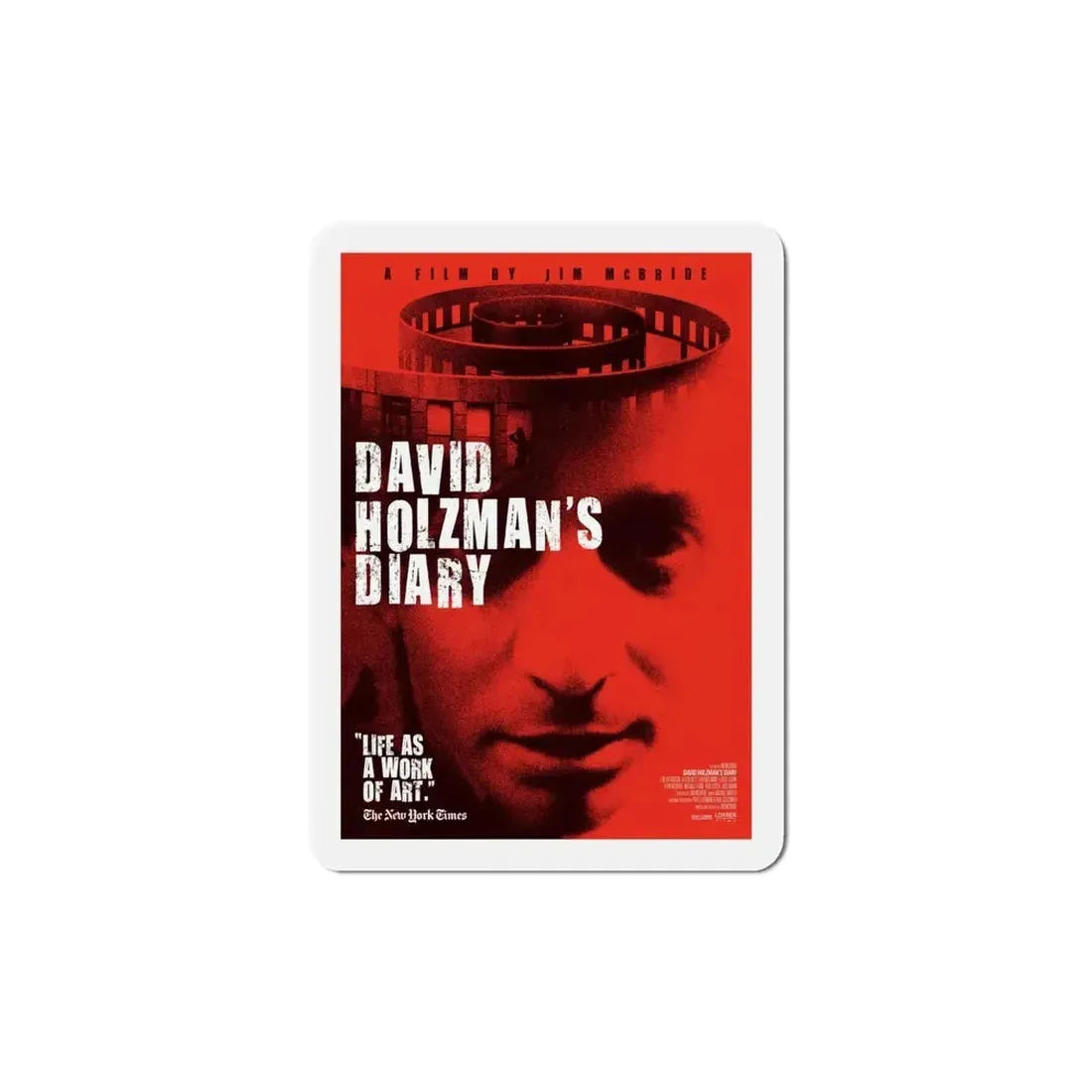 David Holzman's Diary 1975 Movie Poster Refrigerator Magnet - The Sticker Space