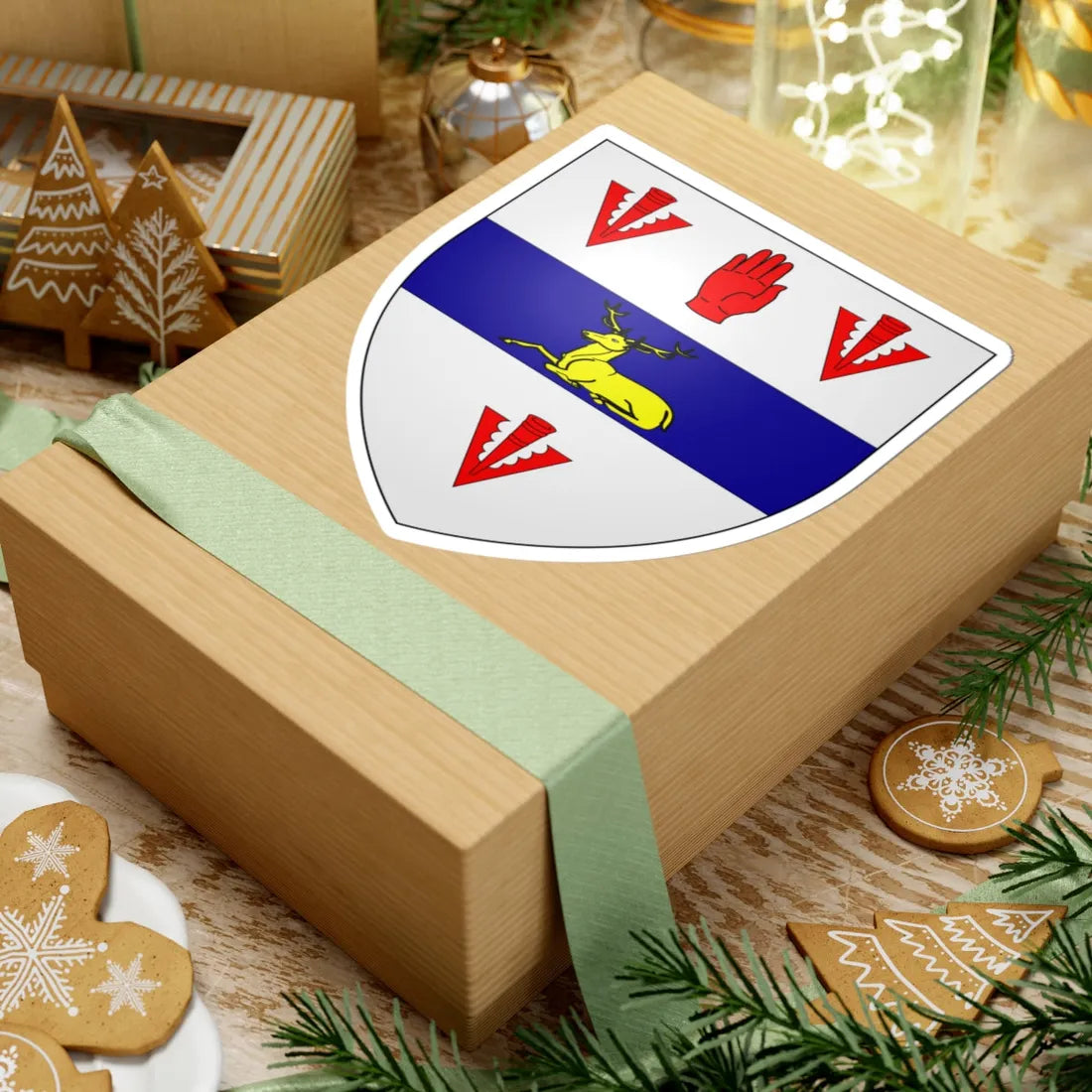 Davidson of Davidson arms (Scotland) (Coat of Arms) STICKER Vinyl Kiss-Cut Decal - The Sticker Space