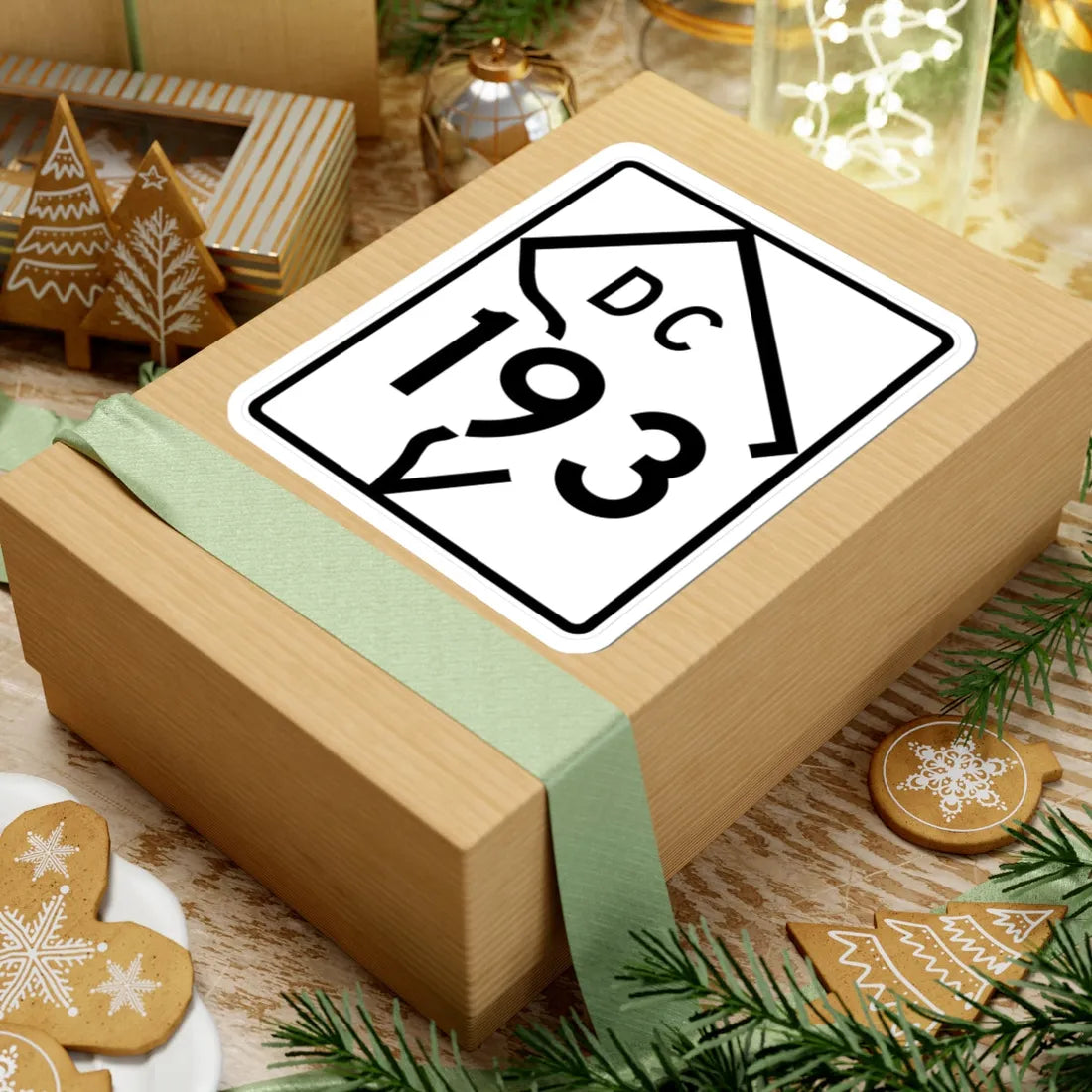 DC-193 (Washington D.C.) (Road Sign) STICKER Vinyl Kiss-Cut Decal - The Sticker Space