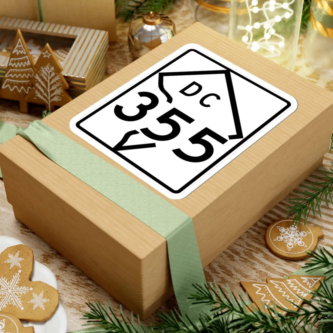 DC-355 (Washington D.C.) (Road Sign) STICKER Vinyl Kiss-Cut Decal - The Sticker Space