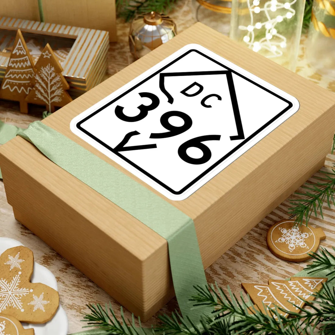 DC-396 (Washington D.C.) (Road Sign) STICKER Vinyl Kiss-Cut Decal - The Sticker Space