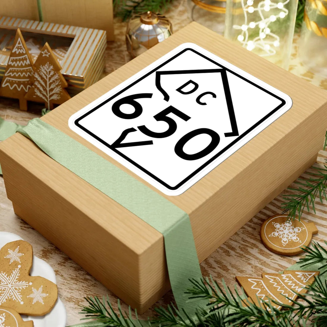 DC-650 (Washington D.C.) (Road Sign) STICKER Vinyl Kiss-Cut Decal - The Sticker Space