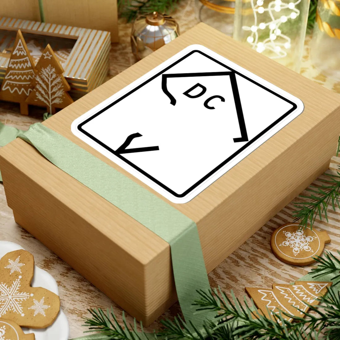 DC-blank (Washington D.C.) (Road Sign) STICKER Vinyl Kiss-Cut Decal - The Sticker Space