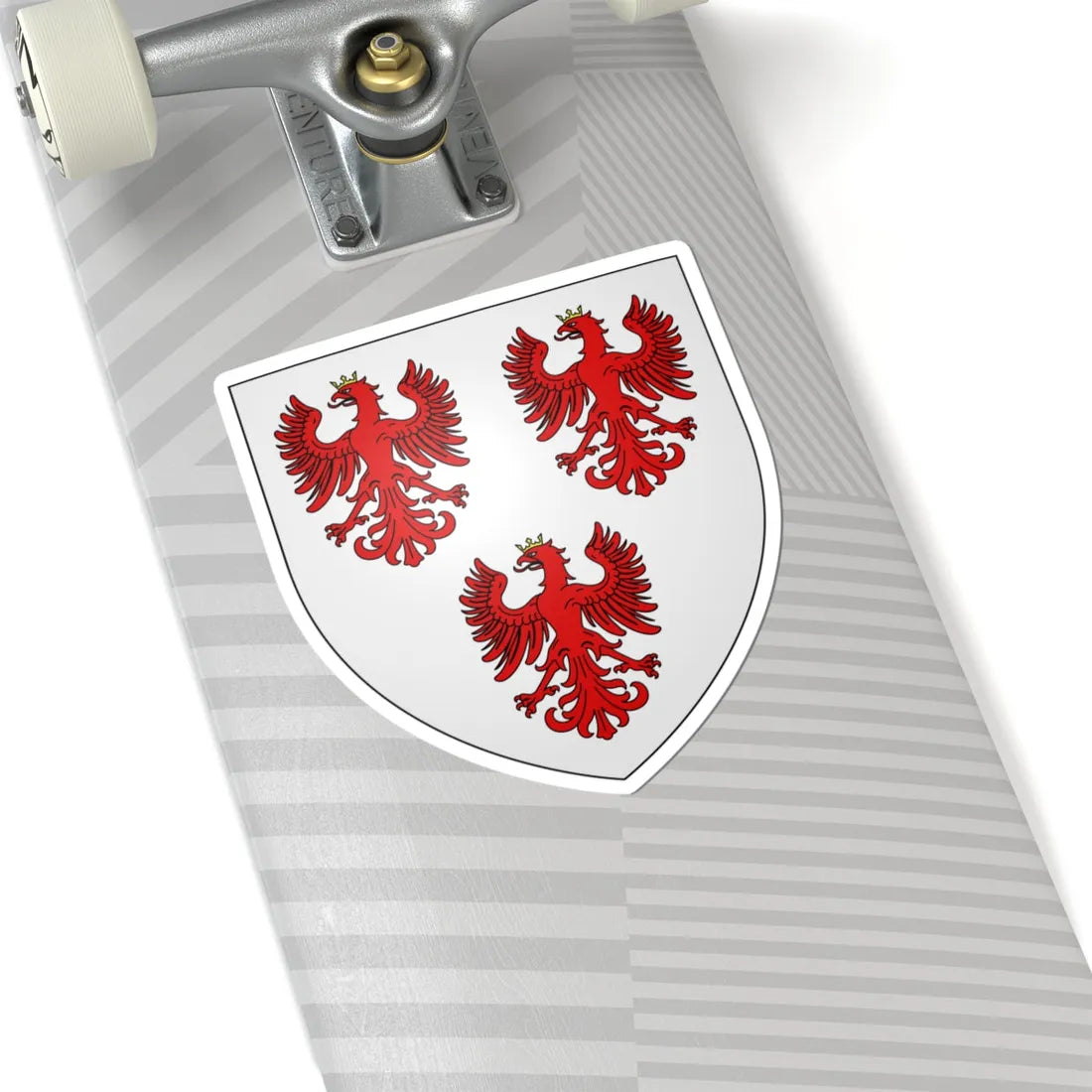 De Courcy arms (Ireland) (Coat of Arms) STICKER Vinyl Kiss-Cut Decal - The Sticker Space