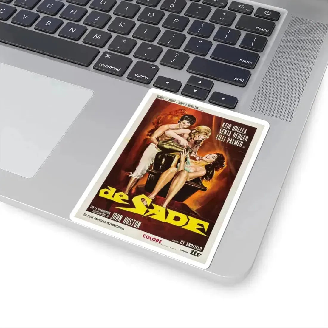 DE SADE (ITALIAN) 1969 Movie Poster - STICKER Vinyl Kiss-Cut Decal - The Sticker Space