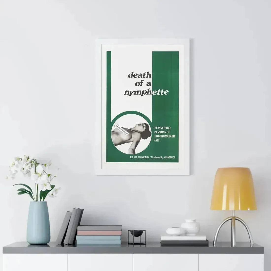 DEATH OF A NYMPHETTE 1967 - Framed Movie Poster - The Sticker Space