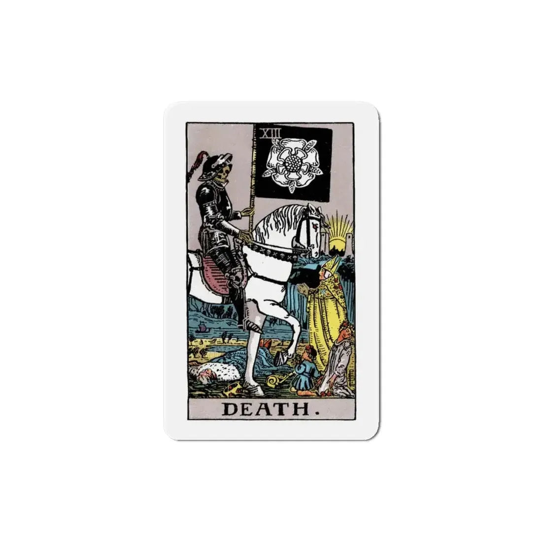 Death (Tarot Card) Refrigerator Magnet - The Sticker Space