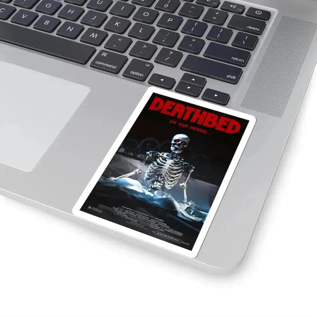 DEATHBED 1977 Movie Poster - STICKER Vinyl Kiss-Cut Decal - The Sticker Space