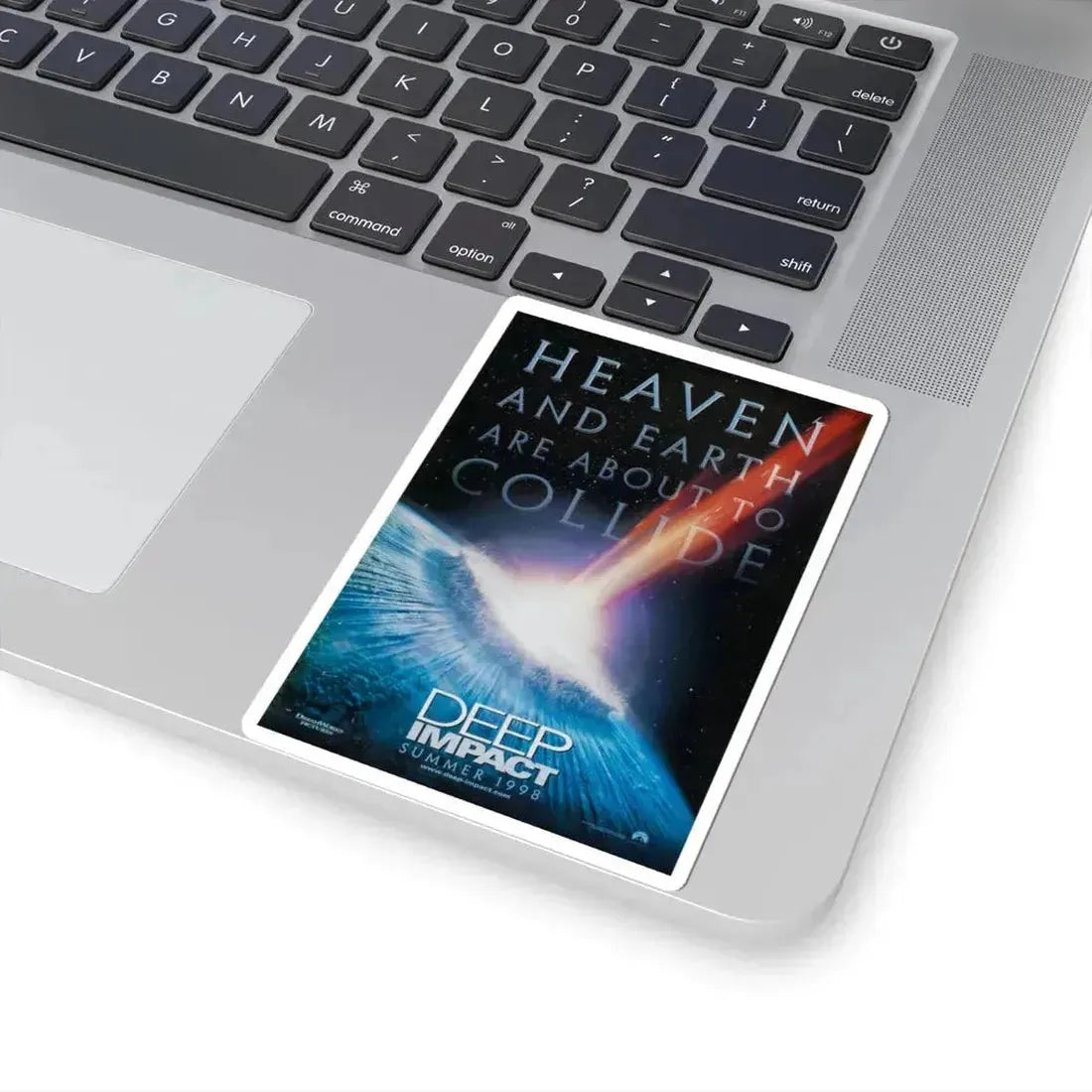 Deep Impact 1998 Movie Poster - STICKER Vinyl Kiss-Cut Decal - The Sticker Space