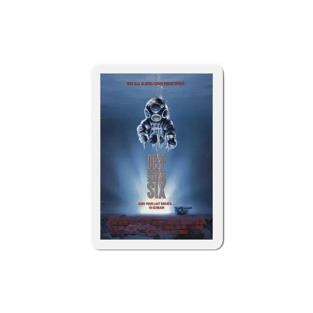 DeepStar Six 1989 Movie Poster Refrigerator Magnet - The Sticker Space
