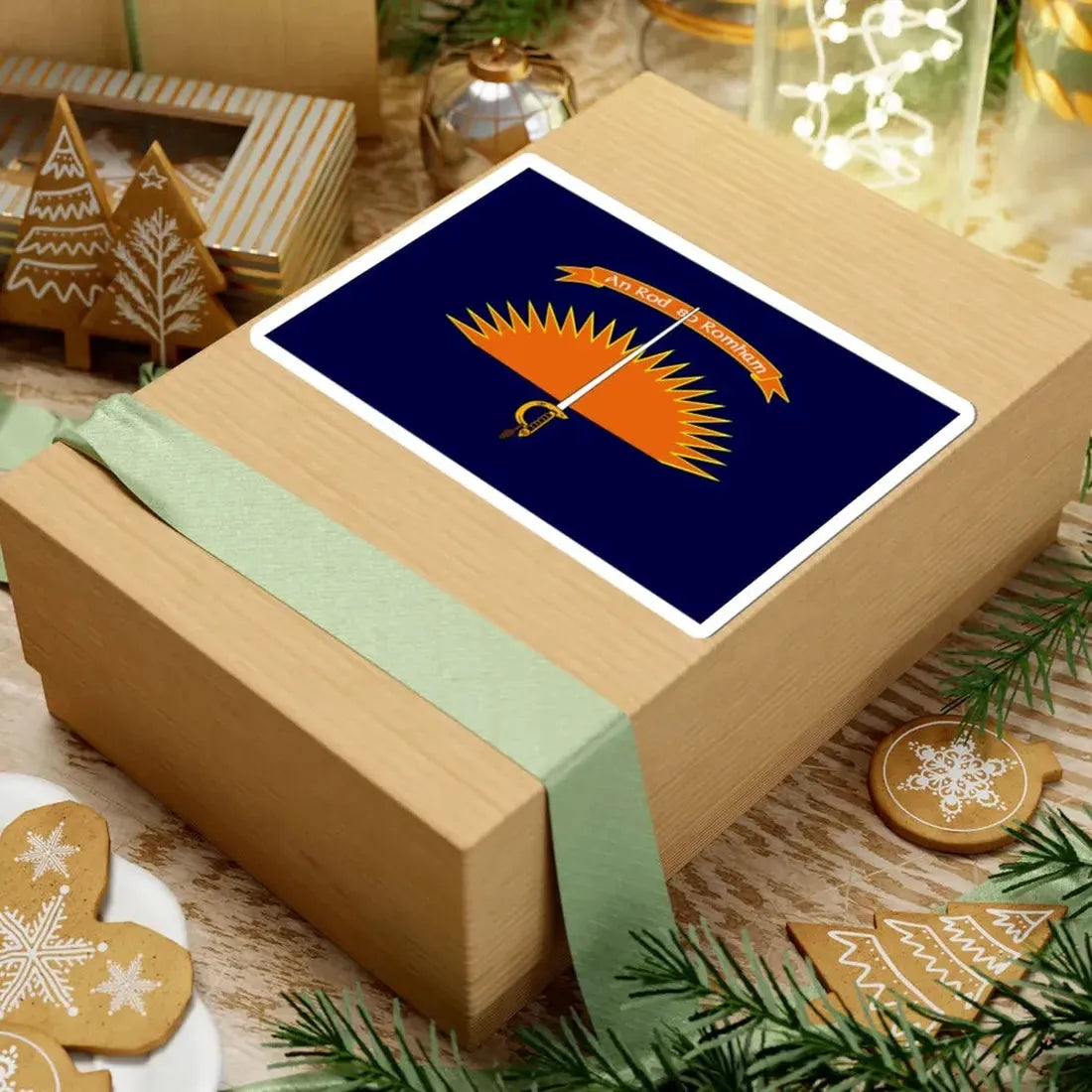 Defense Forces Cadet Colours Ireland (Ireland) STICKER Vinyl Kiss-Cut Decal - The Sticker Space