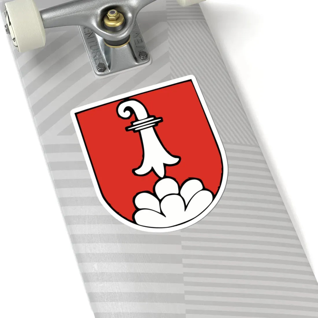 Delemont-coat of arms (Switzerland) (Coat of Arms) STICKER Vinyl Kiss-Cut Decal - The Sticker Space