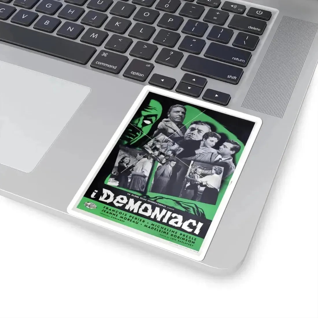 DEMONIAC 1957 Movie Poster - STICKER Vinyl Kiss-Cut Decal - The Sticker Space