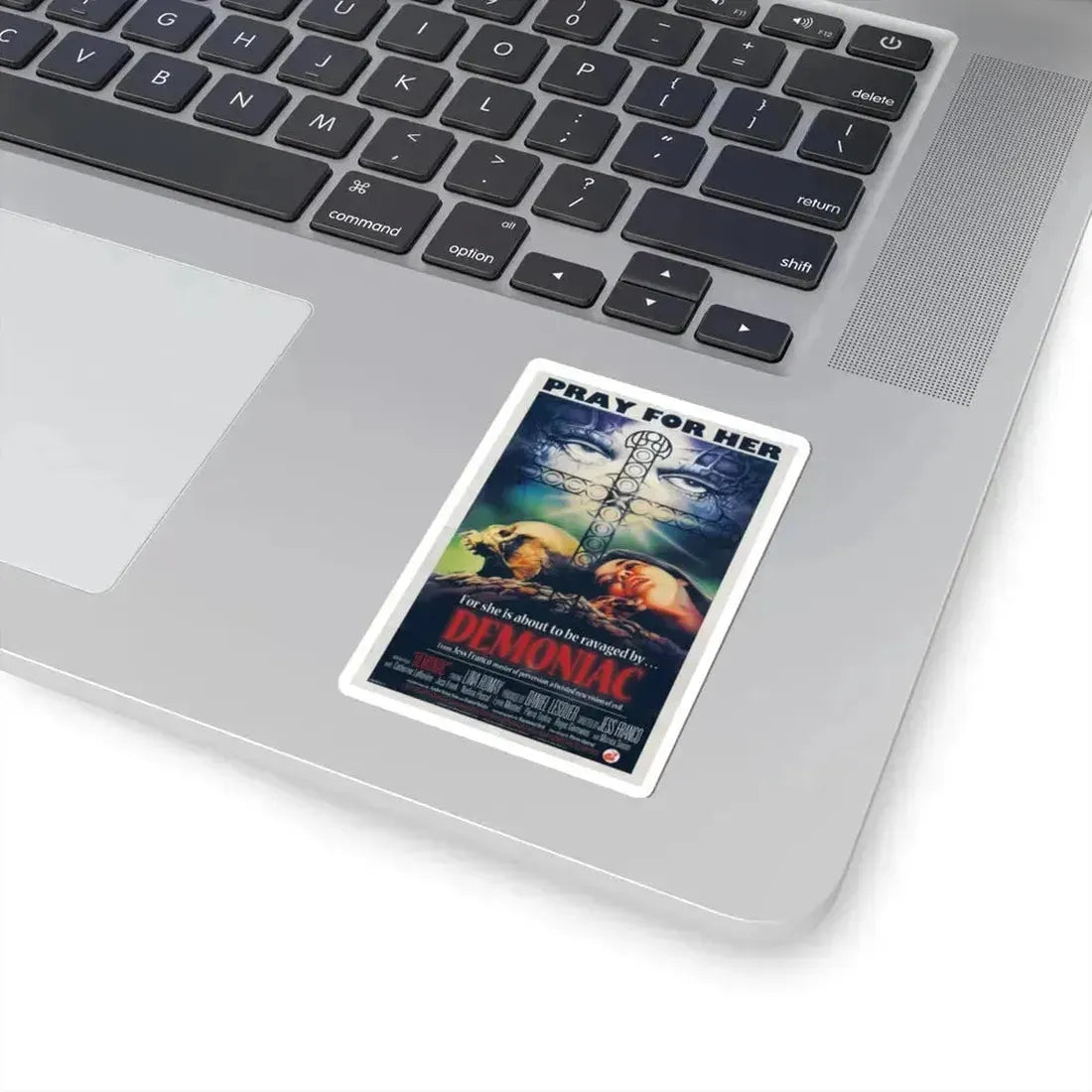 DEMONIAC 1975 Movie Poster - STICKER Vinyl Kiss-Cut Decal - The Sticker Space