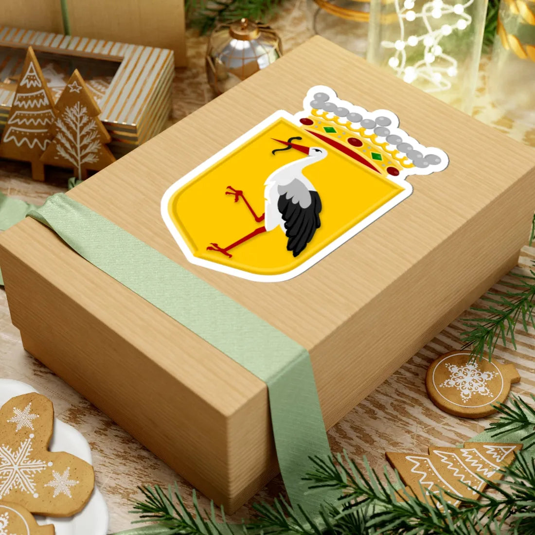 Den Haag wapen zonder schildhouders (Netherlands) (Coat of Arms) STICKER Vinyl Kiss-Cut Decal - The Sticker Space