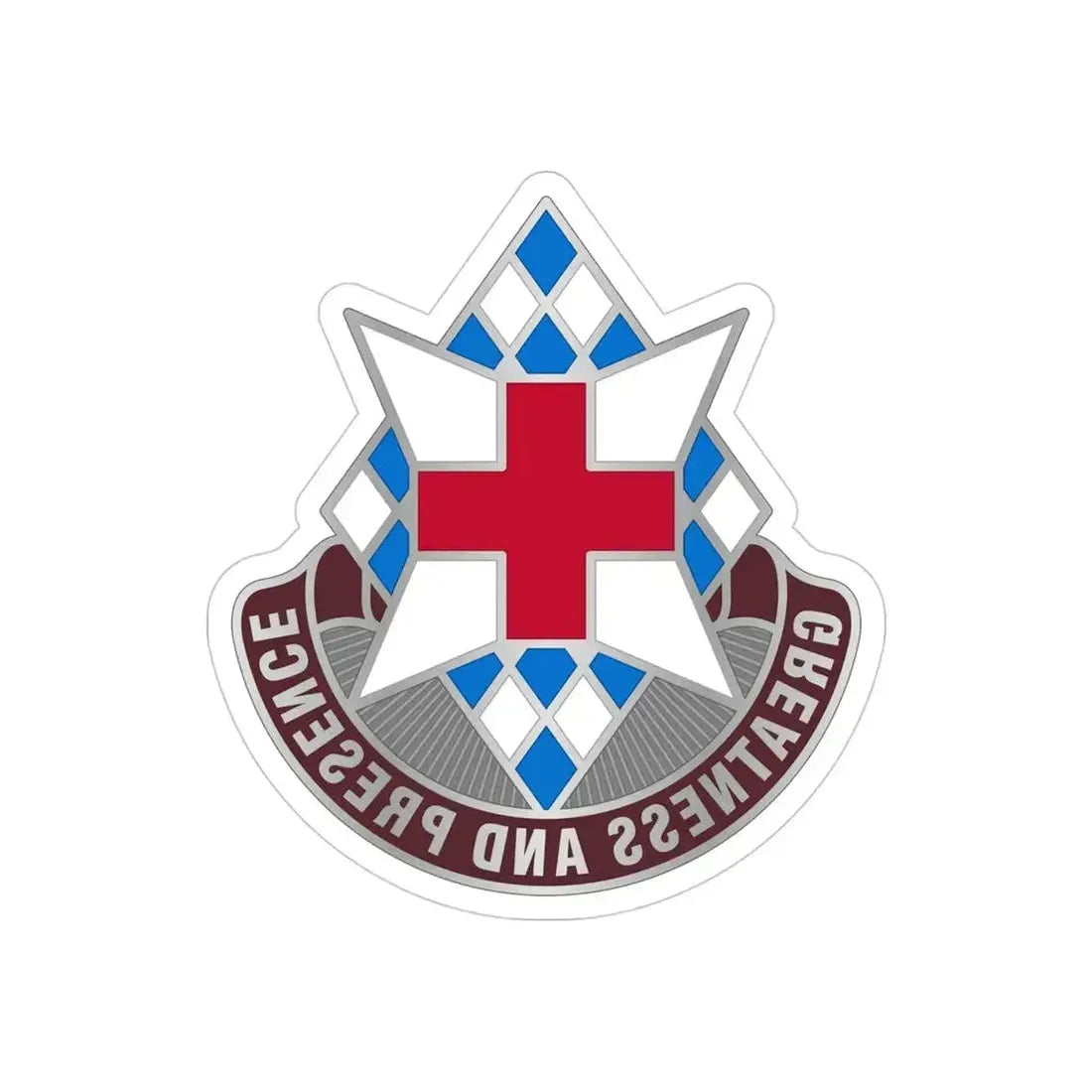 Dental Health Activity Bavaria (U.S. Army) REVERSE PRINT Transparent Die-Cut STICKER - The Sticker Space