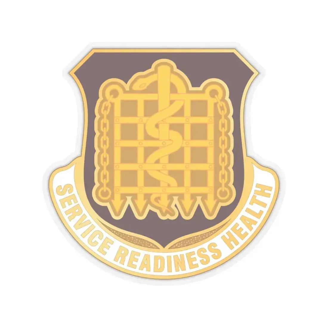 Dental Health Activity Fort Knox (U.S. Army) STICKER Vinyl Kiss-Cut Decal 6 Inch Transparent - The Sticker Space