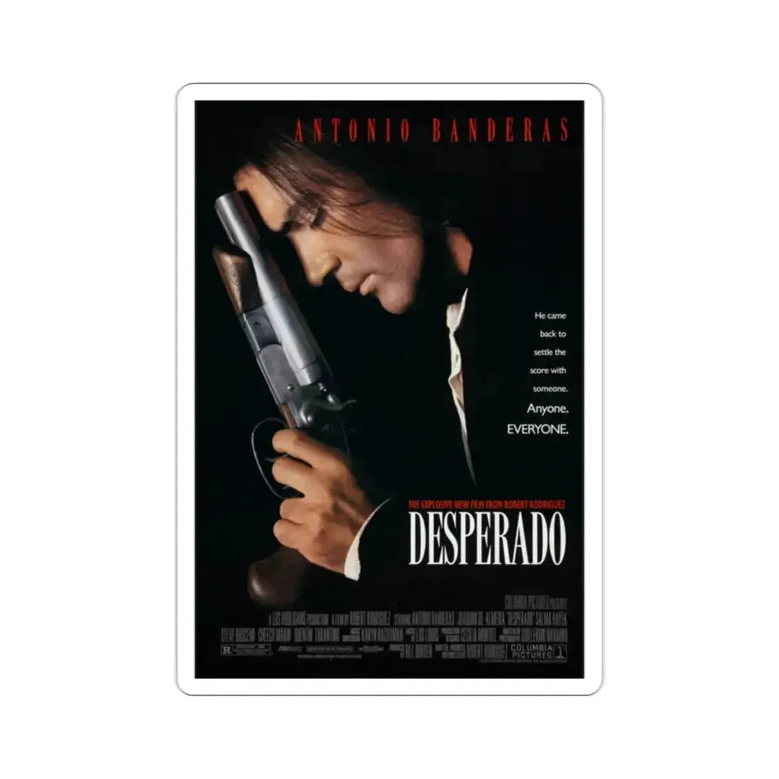 Desperado 1995 Movie Poster STICKER Vinyl Die-Cut Decal - The Sticker Space
