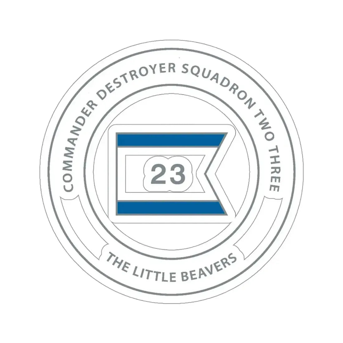 Destroyer Sq 23 COMDESRON 23 (U.S. Navy) STICKER Vinyl Die-Cut Decal - The Sticker Space