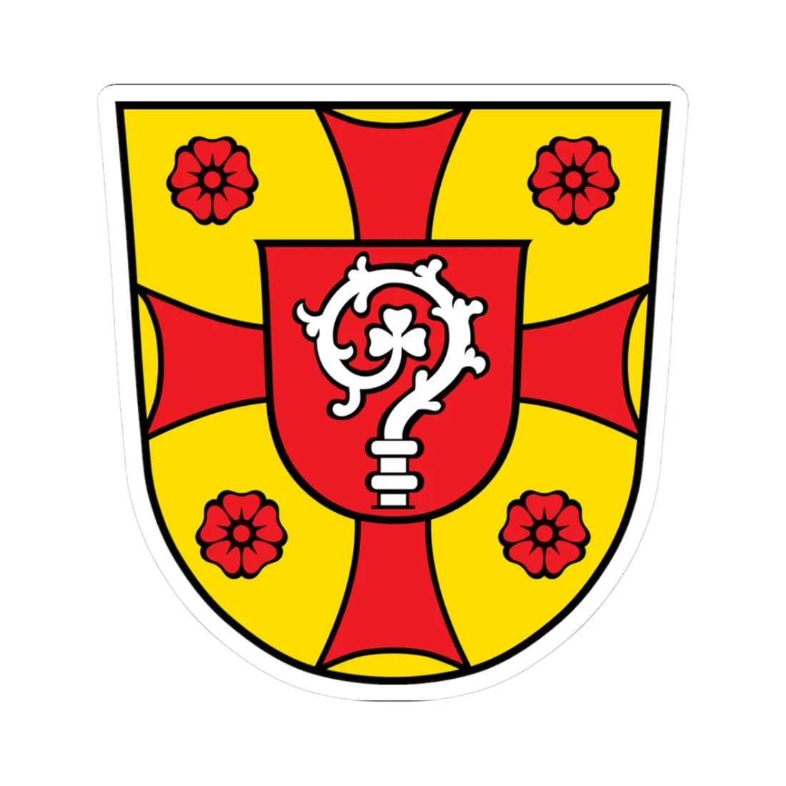 DEU Adelschlag COA (Germany) (Coat of Arms) STICKER Vinyl Kiss-Cut Decal - The Sticker Space