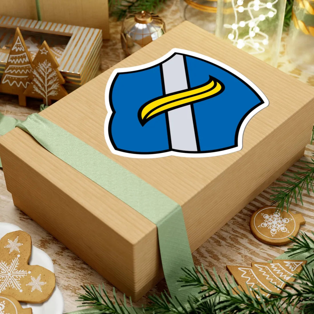 DEU Aidenbach COA (Germany) (Coat of Arms) STICKER Vinyl Kiss-Cut Decal - The Sticker Space