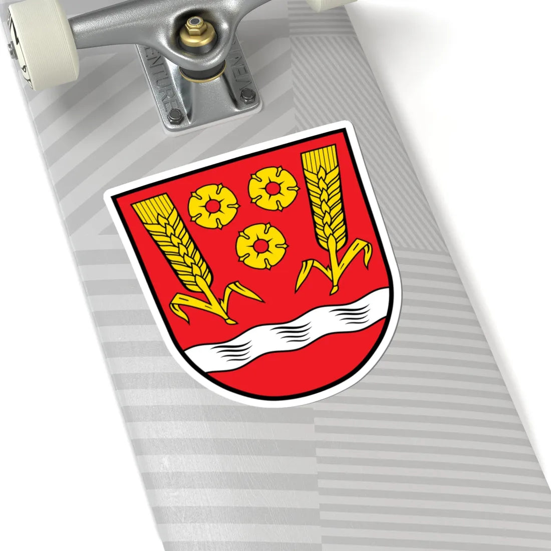 DEU Aiterhofen COA (Germany) (Coat of Arms) STICKER Vinyl Kiss-Cut Decal - The Sticker Space