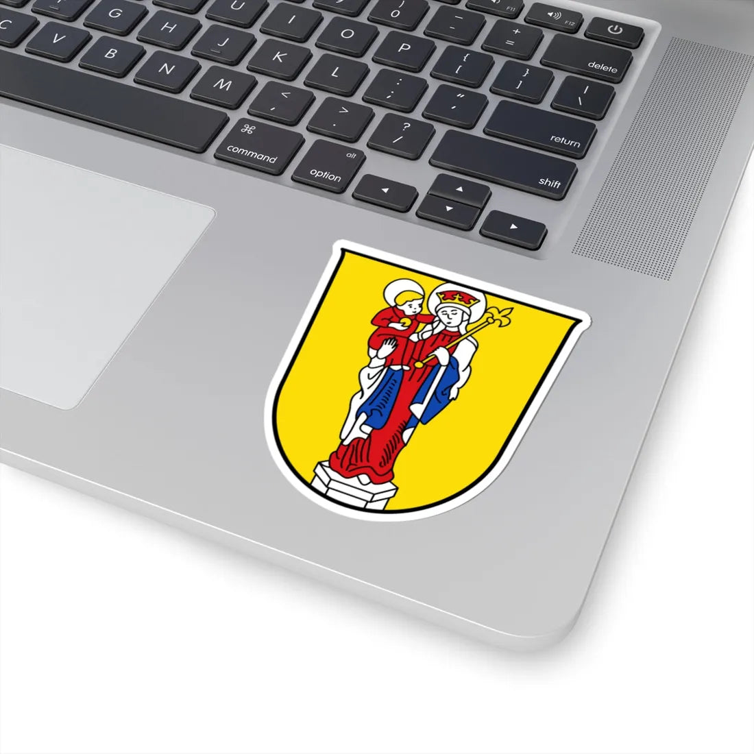 DEU Altoetting COA (Germany) (Coat of Arms) STICKER Vinyl Kiss-Cut Decal - The Sticker Space