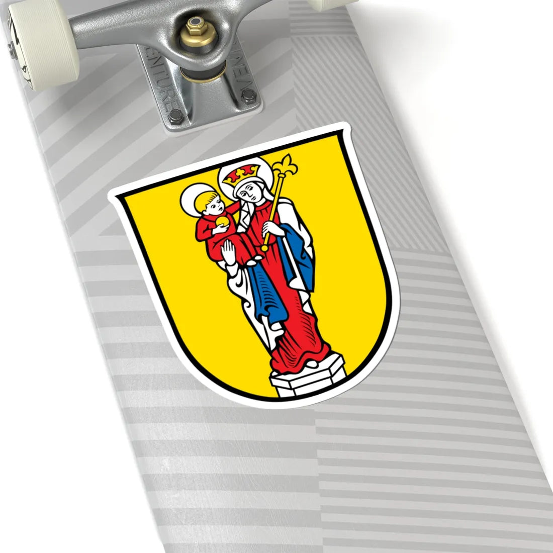 DEU Altötting COA (Germany) (Coat of Arms) STICKER Vinyl Kiss-Cut Decal - The Sticker Space