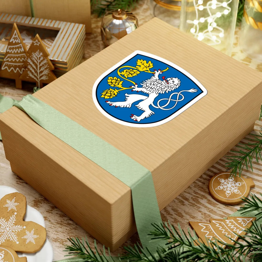 DEU Attenkirchen COA (Germany) (Coat of Arms) STICKER Vinyl Kiss-Cut Decal - The Sticker Space