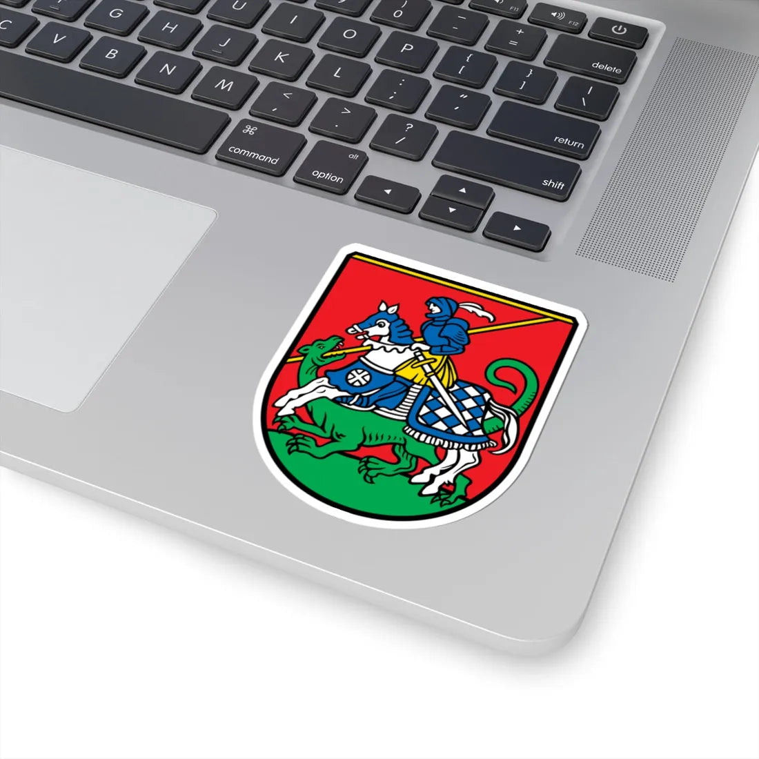 DEU Bad Aibling COA (Germany) (Coat of Arms) STICKER Vinyl Kiss-Cut Decal - The Sticker Space