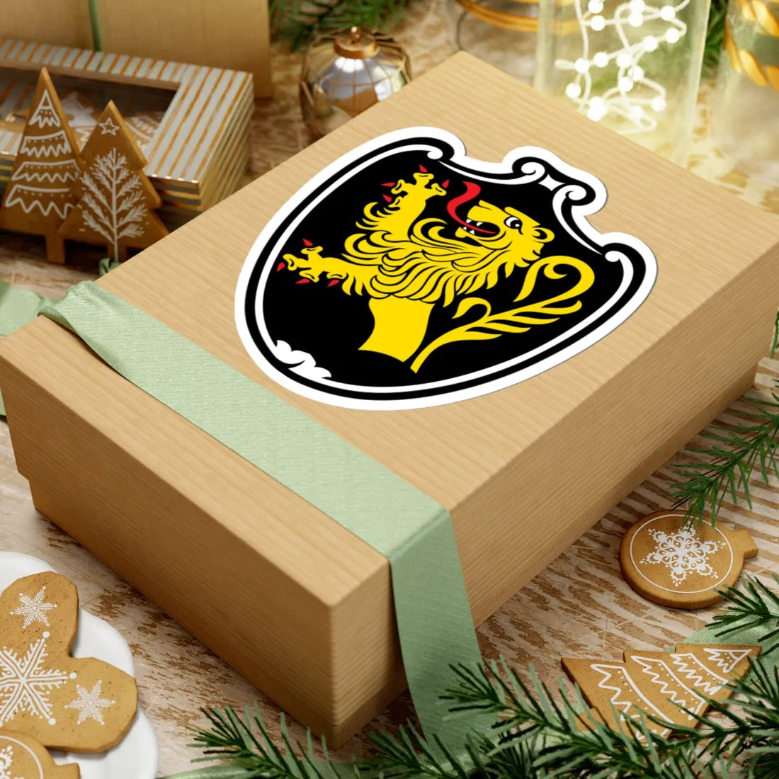 DEU Bad Tölz COA (Germany) (Coat of Arms) STICKER Vinyl Kiss-Cut Decal - The Sticker Space