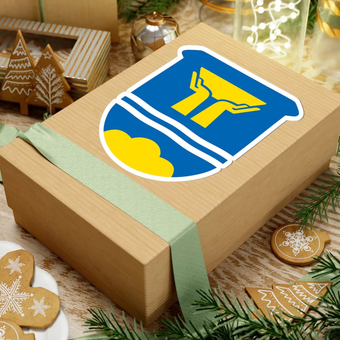 DEU Bad Wiessee COA (Germany) (Coat of Arms) STICKER Vinyl Kiss-Cut Decal - The Sticker Space