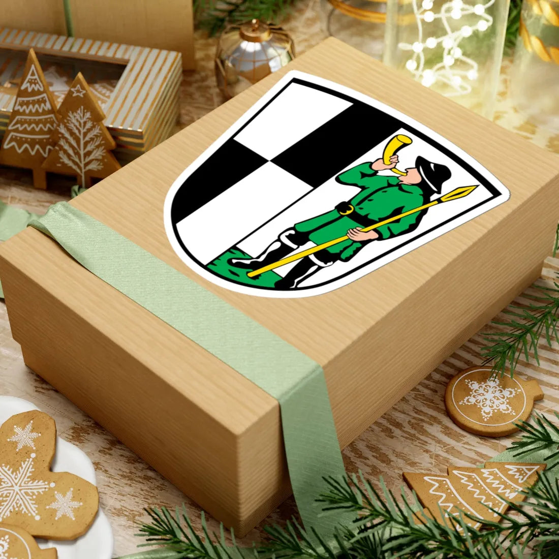 DEU Baiersdorf COA (Germany) (Coat of Arms) STICKER Vinyl Kiss-Cut Decal - The Sticker Space