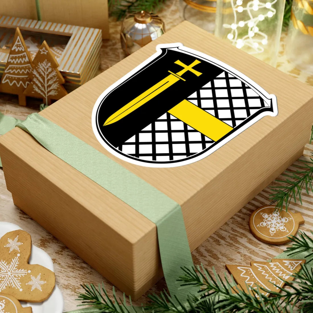 DEU Bromskirchen COA (Germany) (Coat of Arms) STICKER Vinyl Kiss-Cut Decal - The Sticker Space