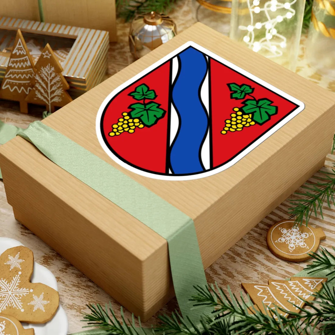 DEU Dietzenbach COA (Germany) (Coat of Arms) STICKER Vinyl Kiss-Cut Decal - The Sticker Space