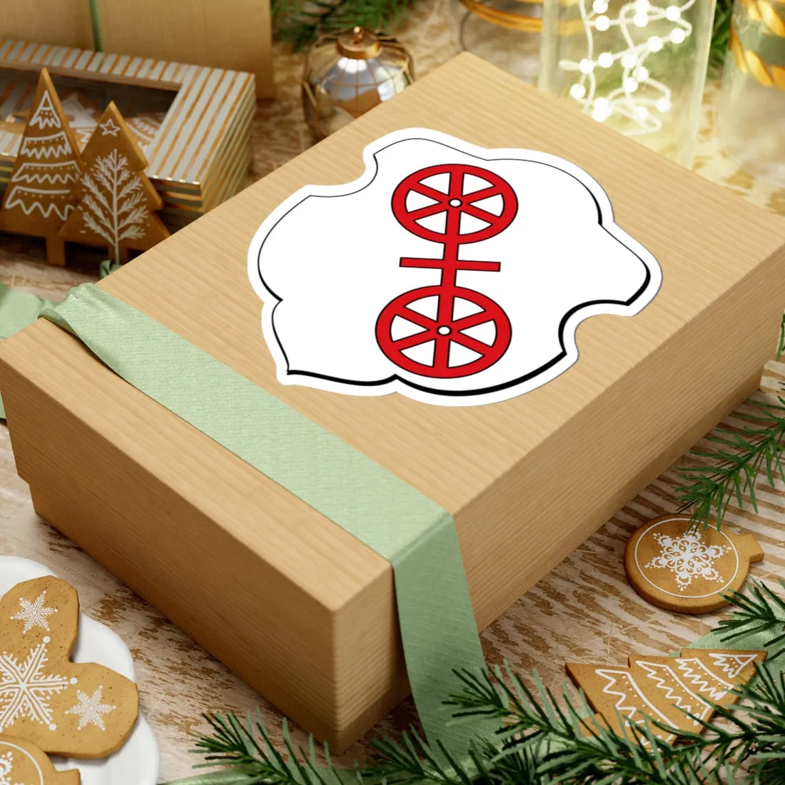 DEU Fritzlar COA (Germany) (Coat of Arms) STICKER Vinyl Kiss-Cut Decal - The Sticker Space