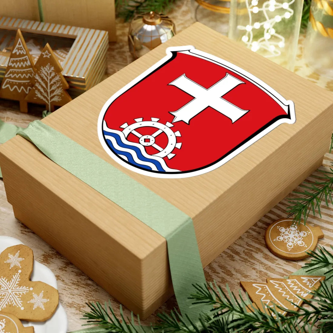 DEU Gorxheimertal COA (Germany) (Coat of Arms) STICKER Vinyl Kiss-Cut Decal - The Sticker Space