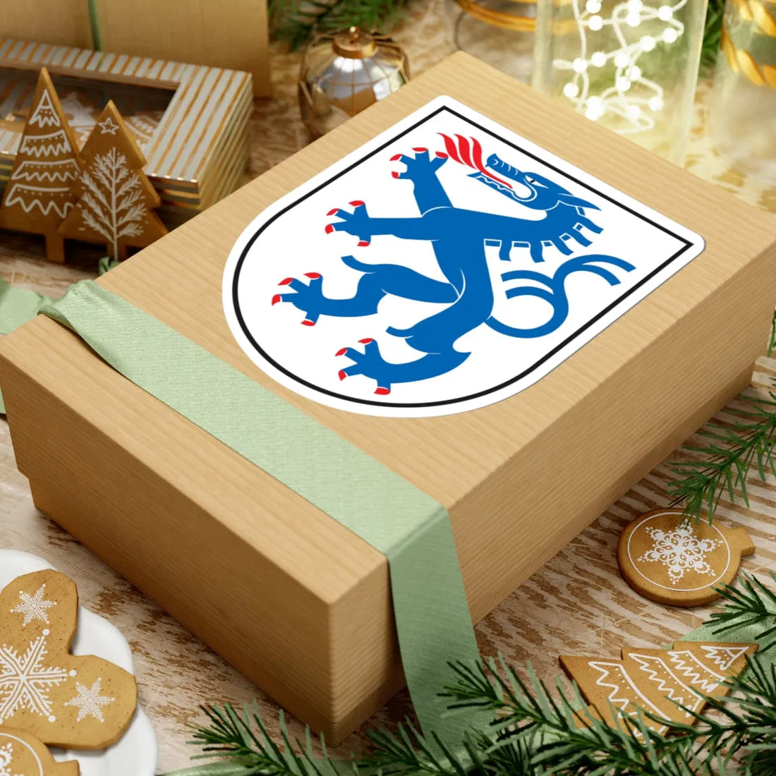 DEU Ingolstadt COA (Germany) (Coat of Arms) STICKER Vinyl Kiss-Cut Decal - The Sticker Space