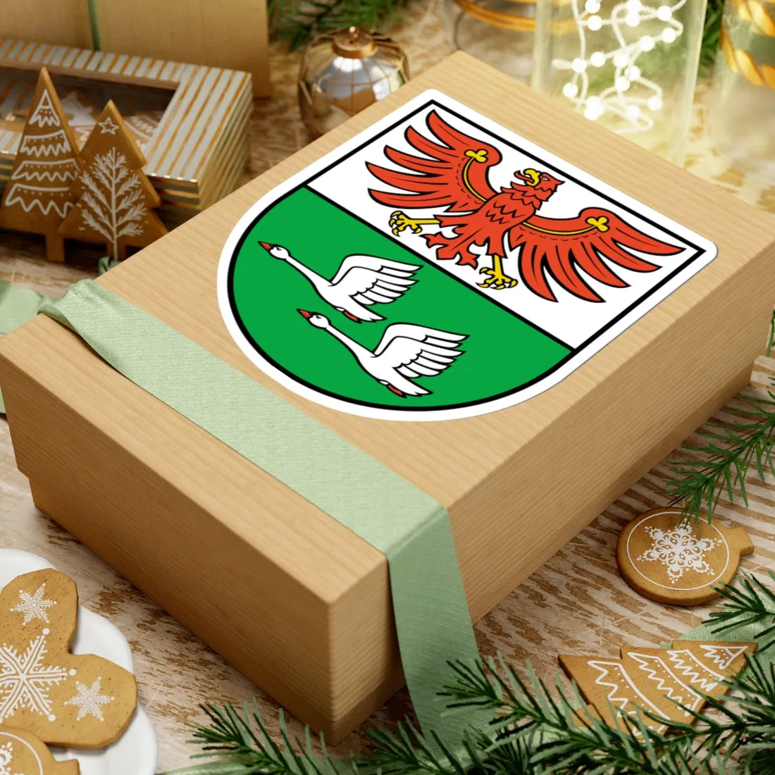 DEU Oberhavel COA (Germany) (Coat of Arms) STICKER Vinyl Kiss-Cut Decal - The Sticker Space