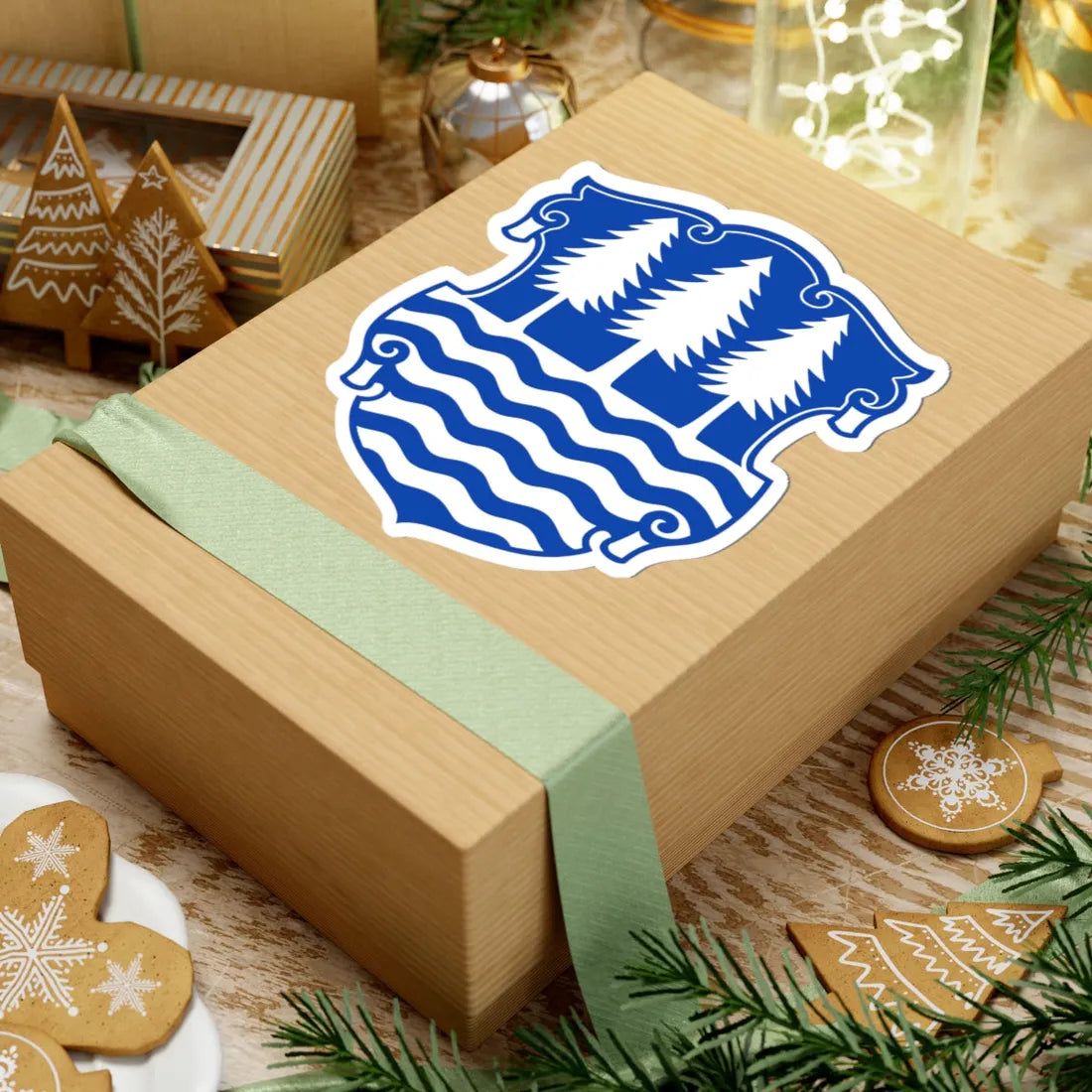 DEU Olbernhau COA (Germany) (Coat of Arms) STICKER Vinyl Kiss-Cut Decal - The Sticker Space