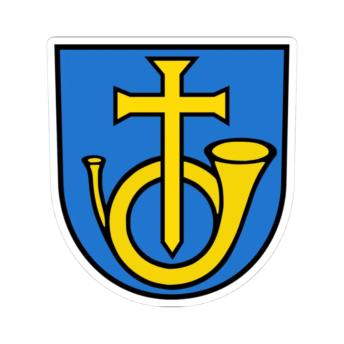 DEU Remshalden COA (Germany) (Coat of Arms) STICKER Vinyl Kiss-Cut Decal - The Sticker Space