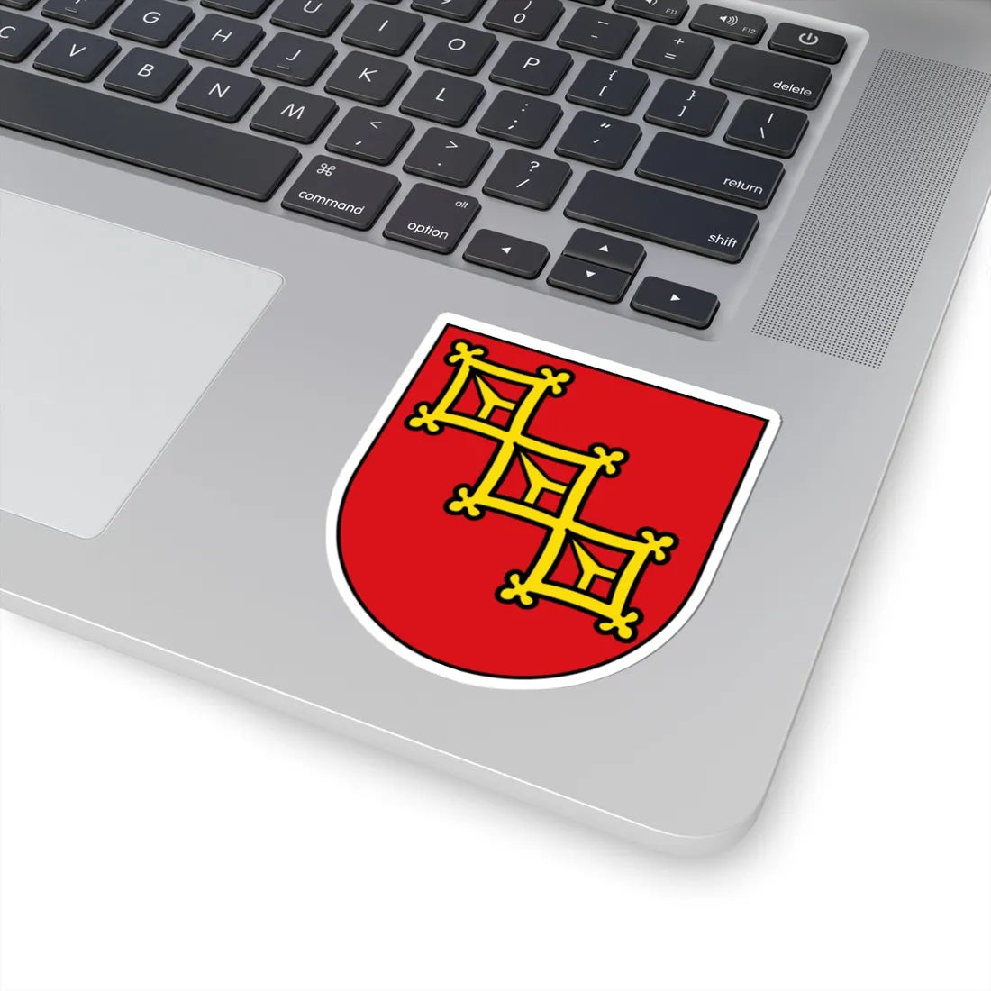 DEU Wasenbach COA (Germany) (Coat of Arms) STICKER Vinyl Kiss-Cut Decal - The Sticker Space