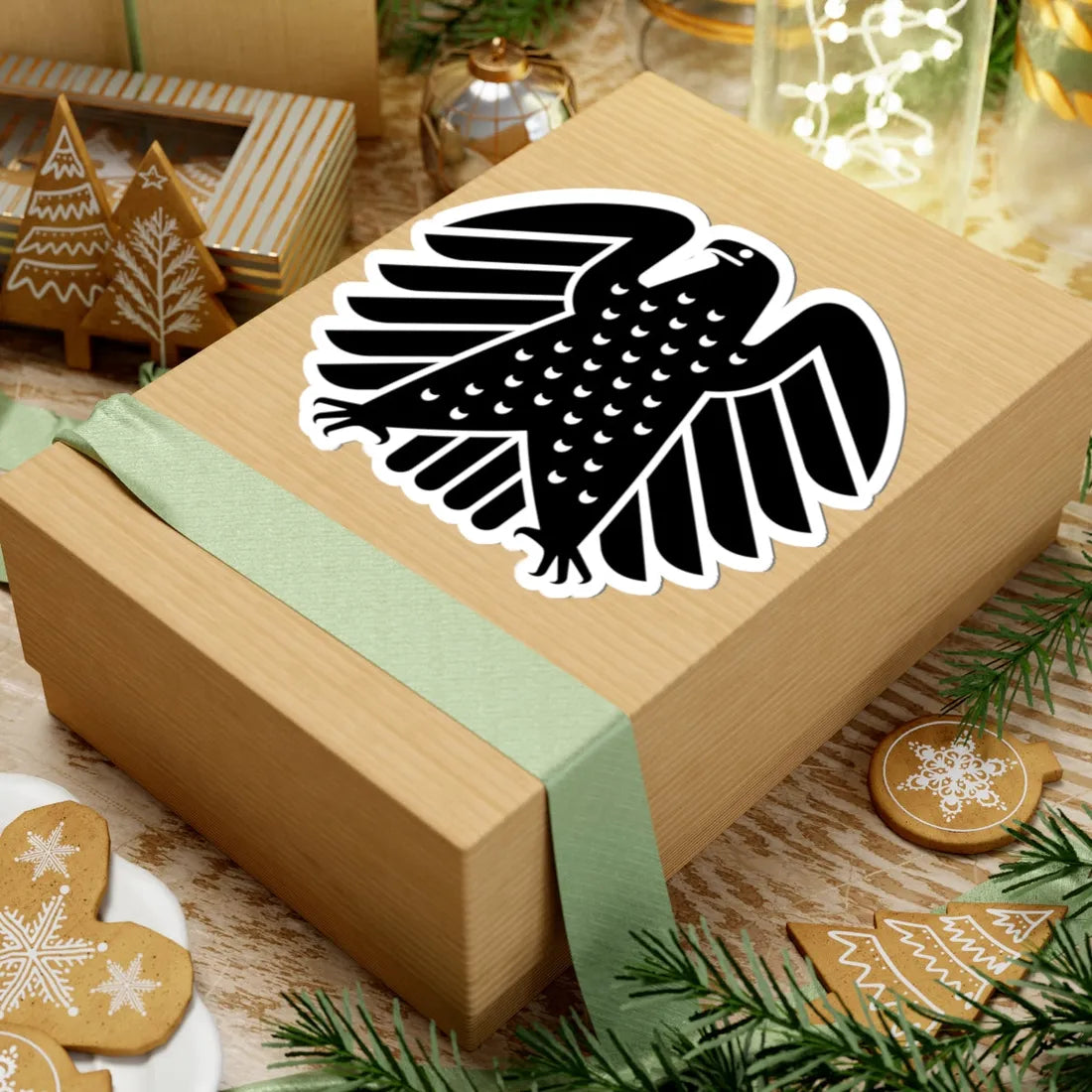 Deutscher Bundestag logo (Germany) (Coat of Arms) STICKER Vinyl Kiss-Cut Decal - The Sticker Space