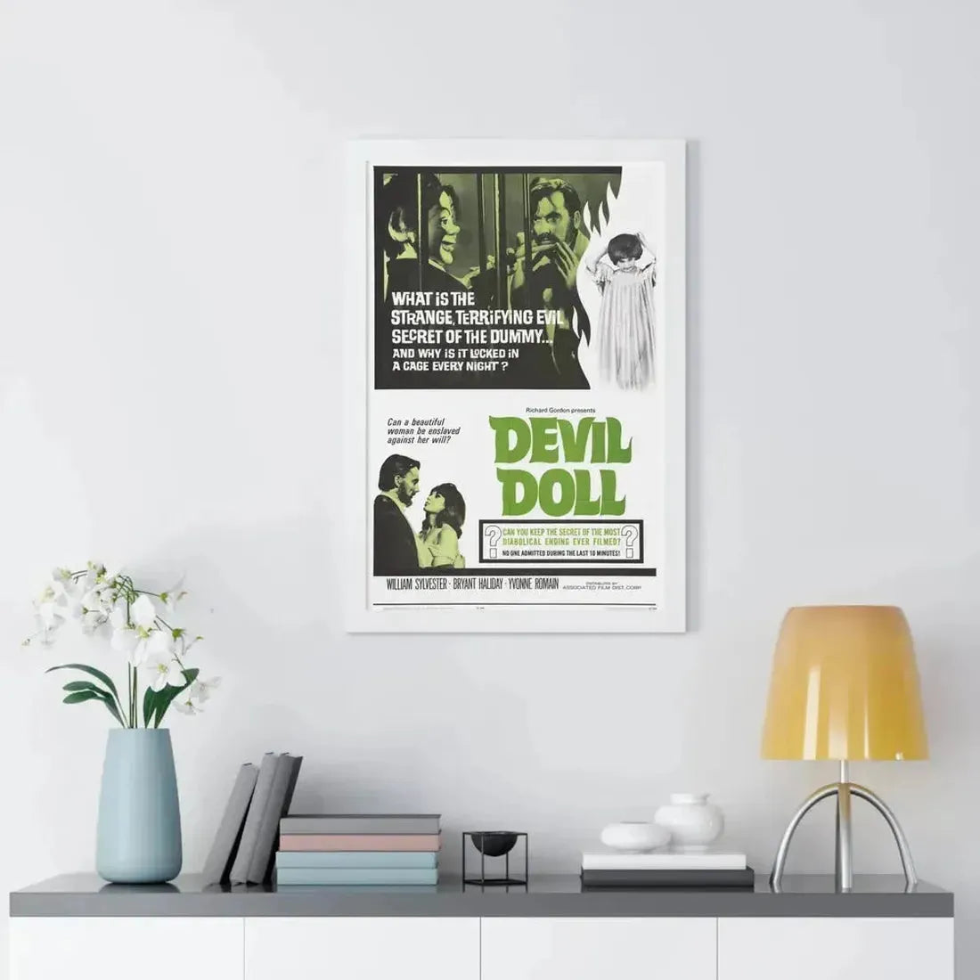 DEVIL DOLL 1964 - Framed Movie Poster - The Sticker Space
