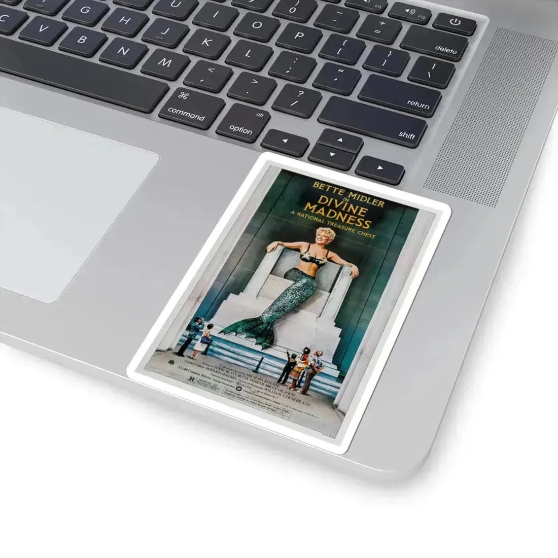 Divine Madness! 1980 Movie Poster - STICKER Vinyl Kiss-Cut Decal - The Sticker Space