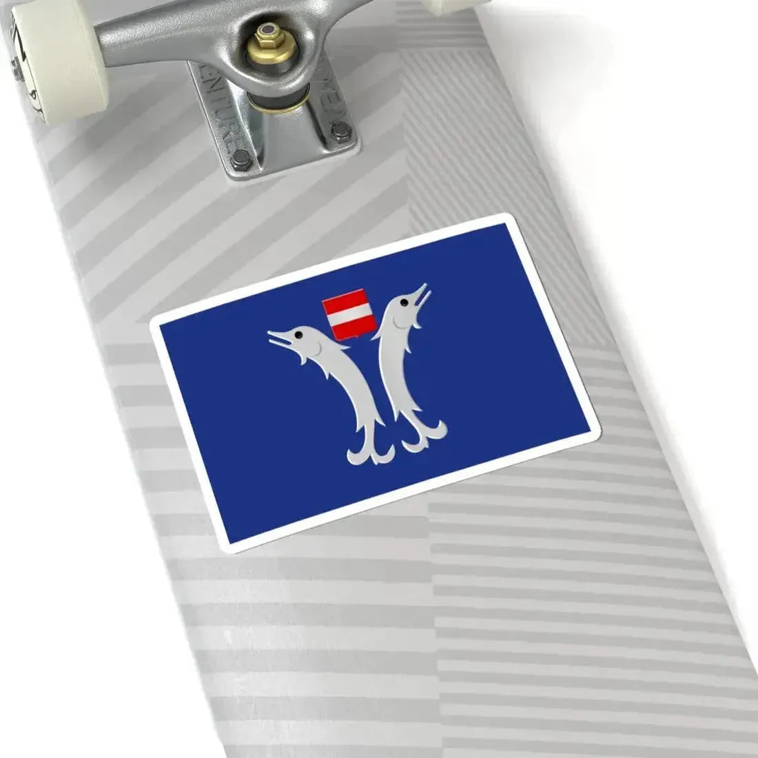 Doische vlag (Belgium) STICKER Vinyl Kiss-Cut Decal - The Sticker Space